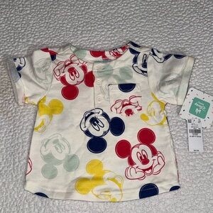 Disney Mickey Mouse Kids T-Shirt - Red, Yellow, Blue